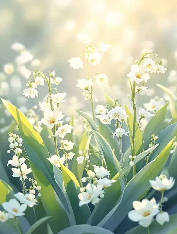 花庭晨光