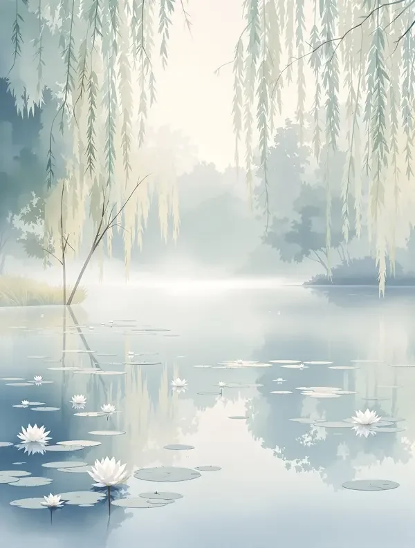 静谧湖畔